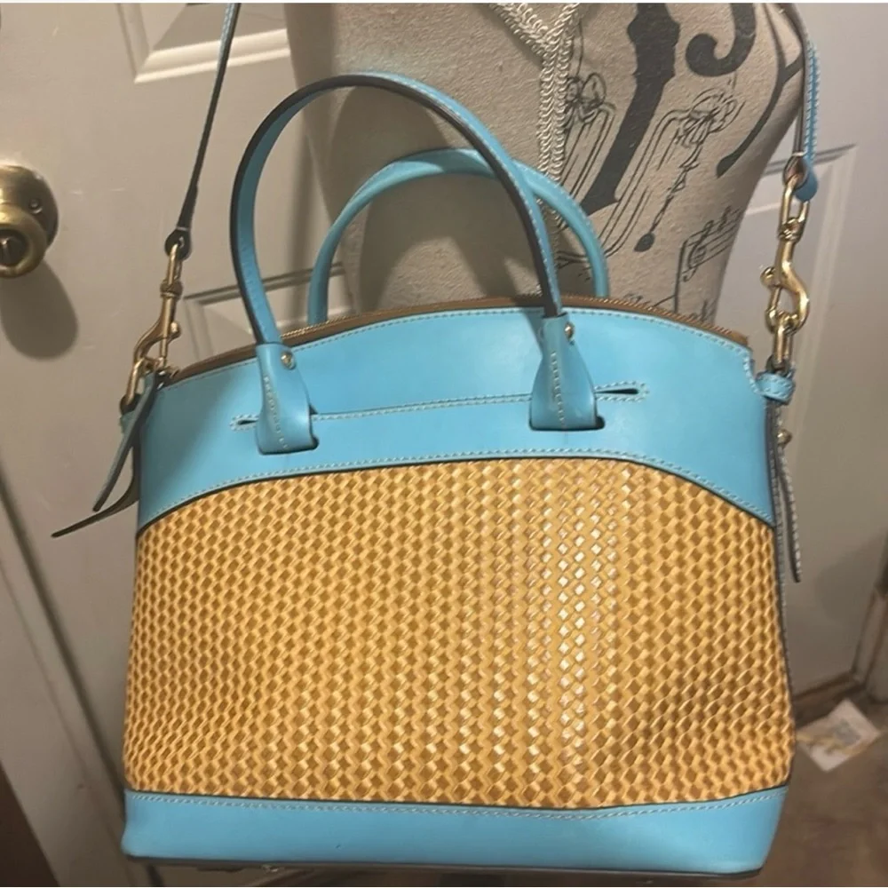 Dooney & Bourke Beacon Woven Domed Satchel - Picture 4 of 12